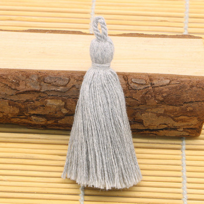 XUNZHE 10 DB tiszta pamut 8cm bojt barkács medál ékszer függöny ruházat dekorációs kiegészítők kulcstartó kézitáska medál