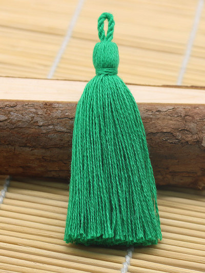 XUNZHE 10 DB tiszta pamut 8cm bojt barkács medál ékszer függöny ruházat dekorációs kiegészítők kulcstartó kézitáska medál