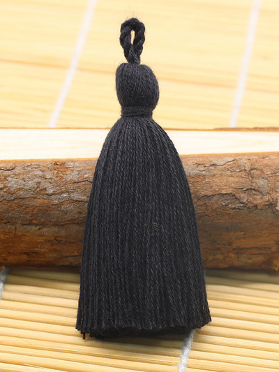 XUNZHE 10 DB tiszta pamut 8cm bojt barkács medál ékszer függöny ruházat dekorációs kiegészítők kulcstartó kézitáska medál