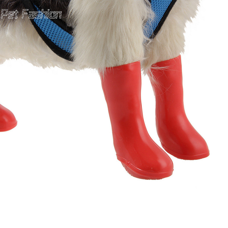 4 vnt Batai naminiams gyvūnėliams S/M/L Neperšlampami šunų batai šunų šuniukų batai neslystantys, tamprūs naminių gyvūnėlių apsauginiai batai nuo lietaus naminių šunų batai nuo lietaus