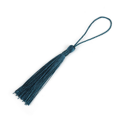 Daudzkrāsains poliestera zīda pušķis piekarināms auss DIY Izsmalcināts ķīniešu mezglu somas materiāls Dekoratīvie aizkari Aizkaru salona kulons