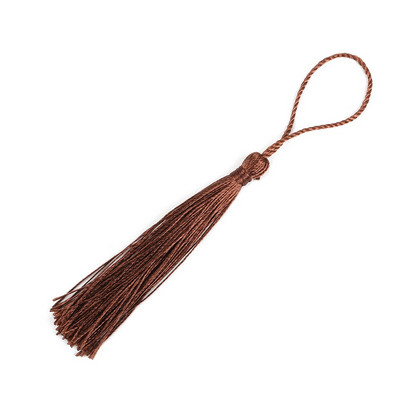 Daudzkrāsains poliestera zīda pušķis piekarināms auss DIY Izsmalcināts ķīniešu mezglu somas materiāls Dekoratīvie aizkari Aizkaru salona kulons