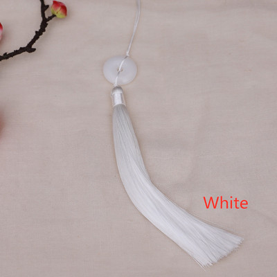 5PC White Jade Miera sprādzes pušķis DIY atslēgu piekariņu vāciņi Siksnas Juvelierizstrādājumu izgatavošana Piekariņi Aizkaru kulonu rokdarbu aksesuāri Amatniecības pušķis