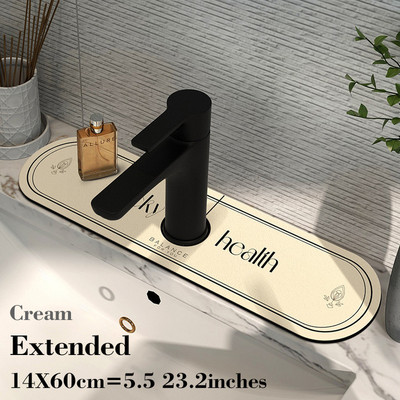 Super upijajuća zaštita od prskanja za umivaonik, slavina, vodootporna podloga, otporna na vlagu, protuklizna, za pranje ruku Typhoon, suha drenaža, vodootporna podloga