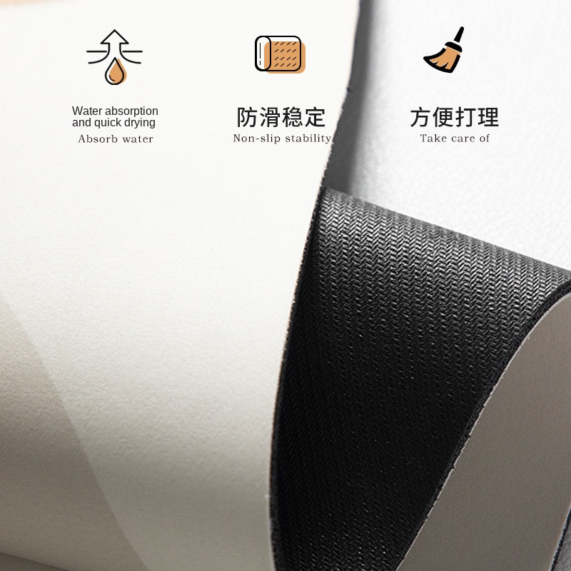 Īpaši uzsūcošs šļakatu aizsargs izlietnes jaucējkrāna paliktnim Mitrumizturīgs pretslīdošs roku mazgāšanai Typhoon Dry Drenage ūdensnecaurlaidīgs paliktnis