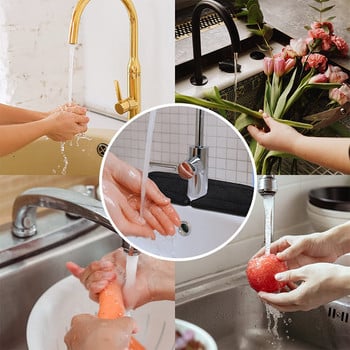 Βρύση κουζίνας που πλένεται απορροφητικό ματ νιπτήρα Splash προστατευτικό πάγκου προστασίας νεροχύτη Drip Catcher Πατάκια στεγνώματος πιάτων για μπάνιο