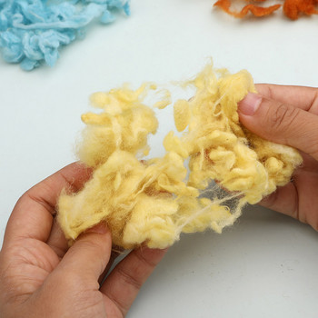 Fenrry 18 Colors 10g/30g/50g Alpaca Curly Fiber for Wool Felt DIY Needle Felting Roving Ειδικά για Poodle/Bichon και πρόβατα