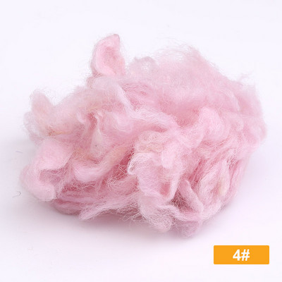 Fenrry 18 Colors 10g/30g/50g Alpaca Curly Fiber vilnas filcs DIY adatu filcēšana Roving Speciāli pūdelim/bišonam un aitām