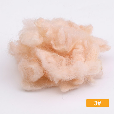 Fenrry 18 Colors 10g/30g/50g Alpaca Curly Fiber vilnas filcs DIY adatu filcēšana Roving Speciāli pūdelim/bišonam un aitām