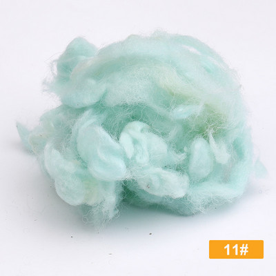 Fenrry 18 Colors 10g/30g/50g Alpaca Curly Fiber vilnas filcs DIY adatu filcēšana Roving Speciāli pūdelim/bišonam un aitām