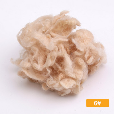 Fenrry 18 Colors 10g/30g/50g Alpaca Curly Fiber vilnas filcs DIY adatu filcēšana Roving Speciāli pūdelim/bišonam un aitām