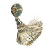 1 gab. Aizkaru pušķu mežģīņu piekarināmā bumba Maza pušķu kulonu piekarināma ar smaile aizkaru dekorēšanai istabas piederumi