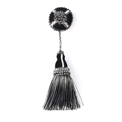 1 gab. Aizkaru pušķu mežģīņu piekarināmā bumba Maza pušķu kulonu piekarināma ar smaile aizkaru dekorēšanai istabas piederumi