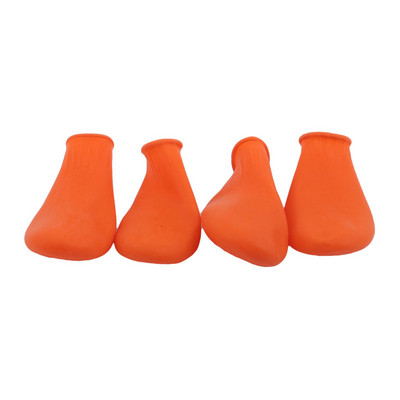 4 db Kutya gumi vízálló cipővédő kisállat zokni lábvédő csúszásmentes kültéri kiskutyák esőcipők mancsvédők