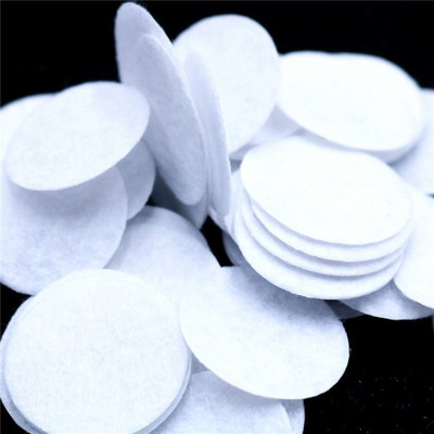 100 db kör alakú gyapjú filc barkács kézműves gyerekeknek filc levelek virágok fejfedők rátétek Scrapbooking lakberendezési varrás kiegészítők