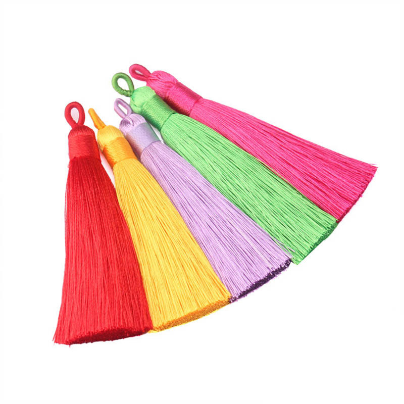 5 gab. 8 cm roku darbs zīda pušķis aizkaru šūšanai. Apģērba izstrādājumi Mājas rotājumi Rotaslietas Amatniecības apdares atslēgas Piekares virves piederumi