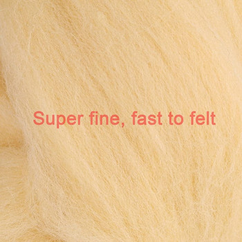 100g Μικτό μαλλί RovingNeedle Felting Wool Βαμμένο στο χέρι Top Merino Μικτό φυσικό μαλλί Roving for Needle Felting Kit