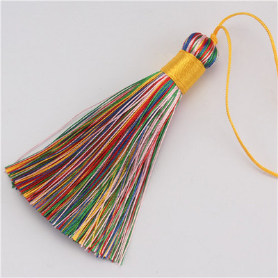 5 buc ciucuri antirid din mătase de gheață pandantiv cu franjuri Material de bricolaj snur de culoare ciucuri grăsimi ornamente haine de petrecere perdele ciucuri decor