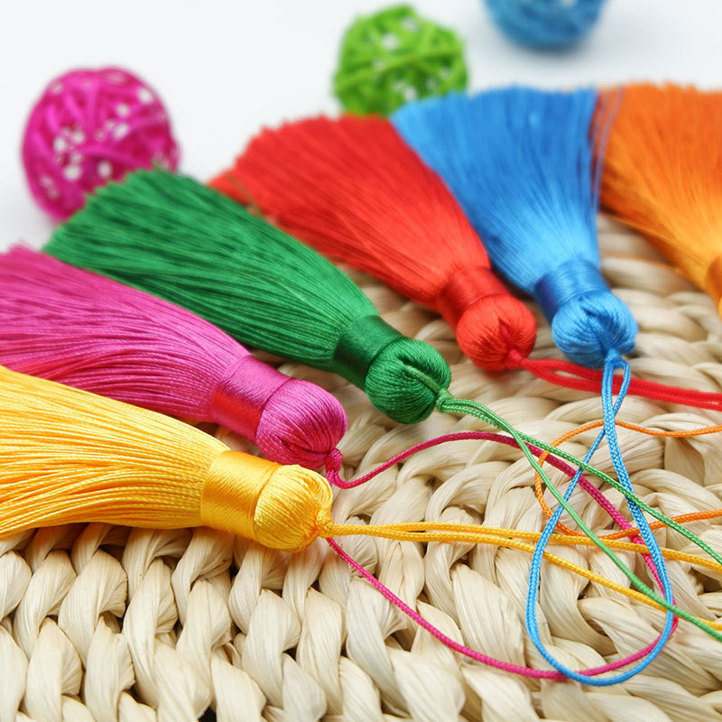 5Gb Ledus Zīds Pretgrumbu Pušķi Bārkstis Kulons DIY Materiāls Krāsa Vads Tauki Pušķi Apdares viesību apģērbi Aizkari Dekors Pušķi