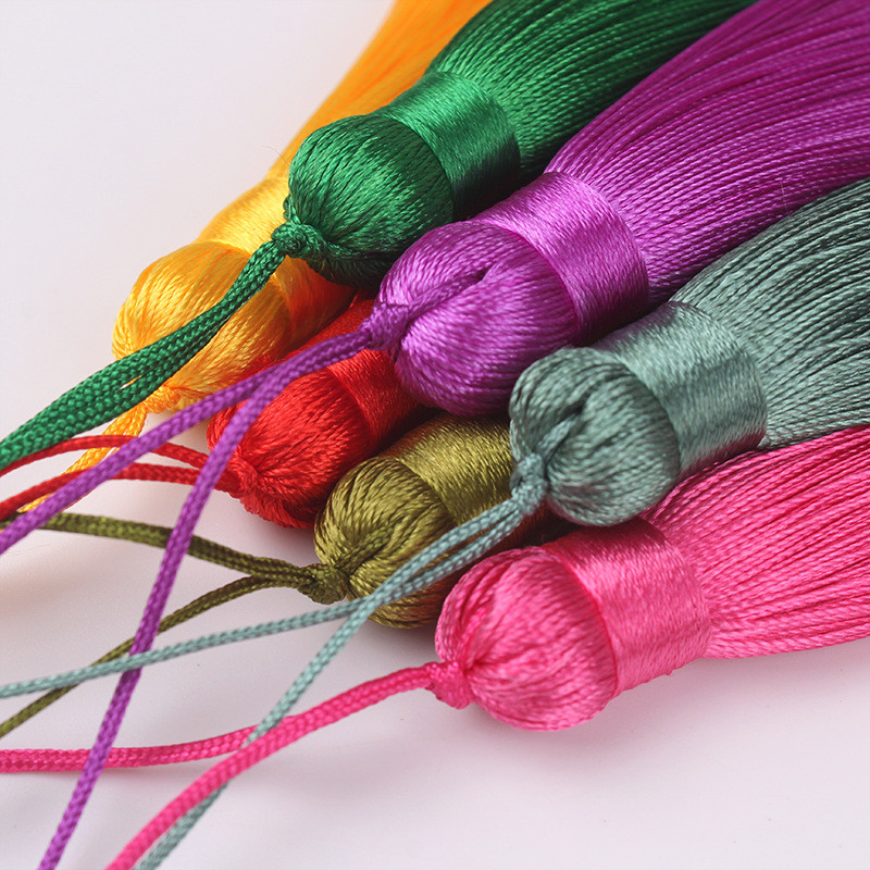 5Gb Ledus Zīds Pretgrumbu Pušķi Bārkstis Kulons DIY Materiāls Krāsa Vads Tauki Pušķi Apdares viesību apģērbi Aizkari Dekors Pušķi