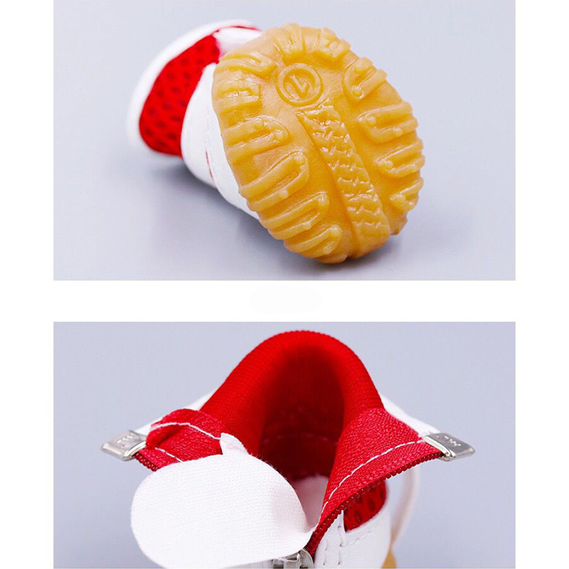 Suņu apavi vasara Čivava Jorkas Teddy Elpojoši Neslīdoši Apavi Mazie Suņi Zābaki Zeķes Mājdzīvnieku piederumi