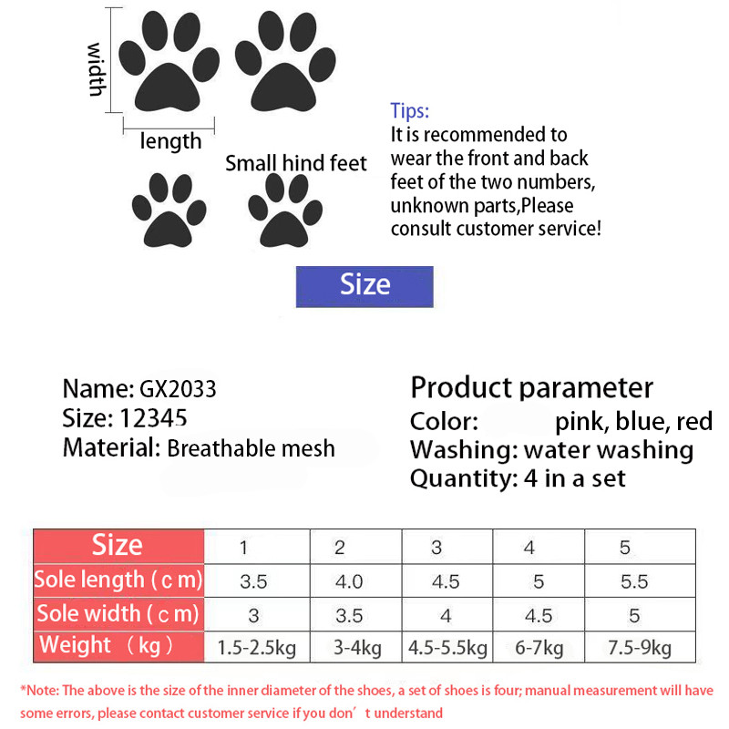 Suņu apavi vasara Čivava Jorkas Teddy Elpojoši Neslīdoši Apavi Mazie Suņi Zābaki Zeķes Mājdzīvnieku piederumi