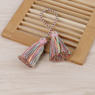 1kom/vrećica Privjesci s resicama s resicama, ručno rađeni privjesak s resicama s dva vrha za DIY zanatske izrade nakita, ukrasi odjeće