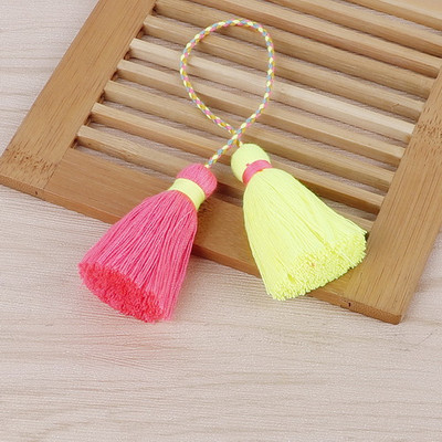 1kom/vrećica Privjesci s resicama s resicama, ručno rađeni privjesak s resicama s dva vrha za DIY zanatske izrade nakita, ukrasi odjeće