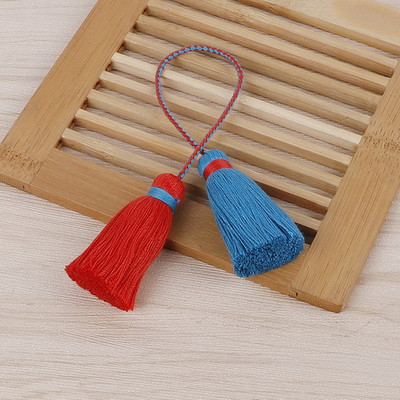 1kom/vrećica Privjesci s resicama s resicama, ručno rađeni privjesak s resicama s dva vrha za DIY zanatske izrade nakita, ukrasi odjeće