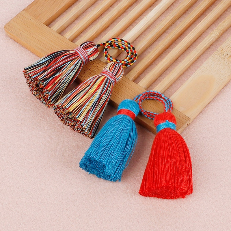 1kom/vrećica Privjesci s resicama s resicama, ručno rađeni privjesak s resicama s dva vrha za DIY zanatske izrade nakita, ukrasi odjeće