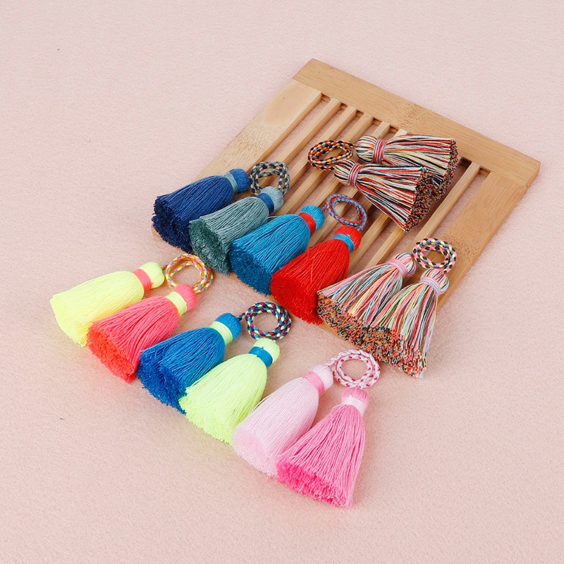 1kom/vrećica Privjesci s resicama s resicama, ručno rađeni privjesak s resicama s dva vrha za DIY zanatske izrade nakita, ukrasi odjeće