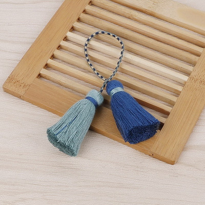 2GAB gara pušķu apdare 27cm bārkstis aizkaru aukla ar rokām darināta mājas dekorēšana šūšanas soma auduma ballīšu piederumi