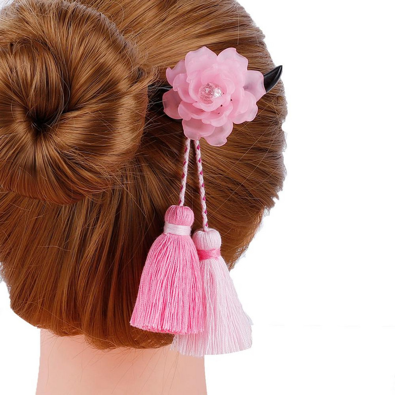 2GAB gara pušķu apdare 27cm bārkstis aizkaru aukla ar rokām darināta mājas dekorēšana šūšanas soma auduma ballīšu piederumi