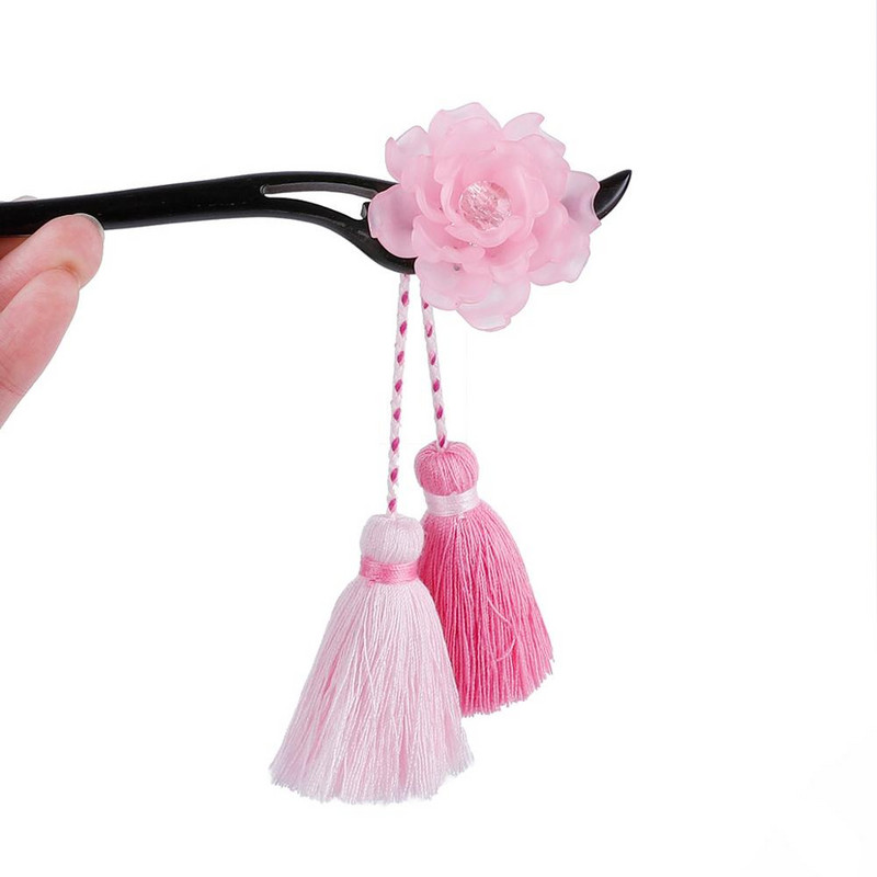 2GAB gara pušķu apdare 27cm bārkstis aizkaru aukla ar rokām darināta mājas dekorēšana šūšanas soma auduma ballīšu piederumi