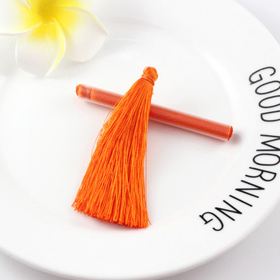 10 db 6,5 cm-es színes selyemszál nagy bojtok rojtok barkácsolás otthoni textil függöny ruházat rojt szegély varrás díszítő kézműves bojt