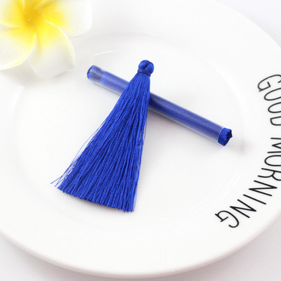 10 db 6,5 cm-es színes selyemszál nagy bojtok rojtok barkácsolás otthoni textil függöny ruházat rojt szegély varrás díszítő kézműves bojt