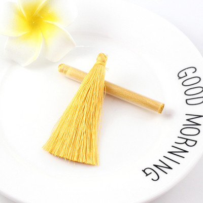 10 db 6,5 cm-es színes selyemszál nagy bojtok rojtok barkácsolás otthoni textil függöny ruházat rojt szegély varrás díszítő kézműves bojt