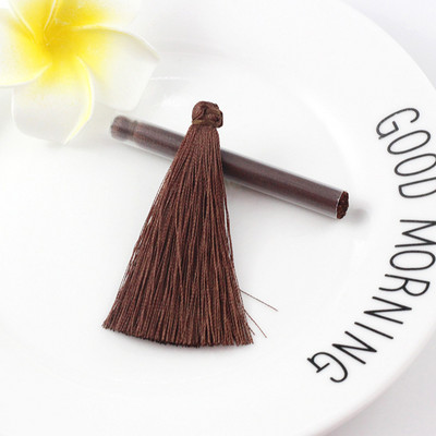 10 db 6,5 cm-es színes selyemszál nagy bojtok rojtok barkácsolás otthoni textil függöny ruházat rojt szegély varrás díszítő kézműves bojt