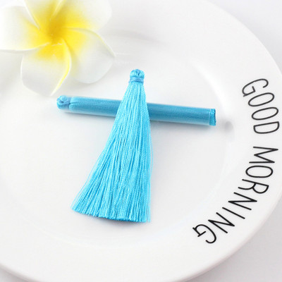 10 db 6,5 cm-es színes selyemszál nagy bojtok rojtok barkácsolás otthoni textil függöny ruházat rojt szegély varrás díszítő kézműves bojt