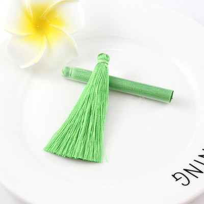 10 db 6,5 cm-es színes selyemszál nagy bojtok rojtok barkácsolás otthoni textil függöny ruházat rojt szegély varrás díszítő kézműves bojt