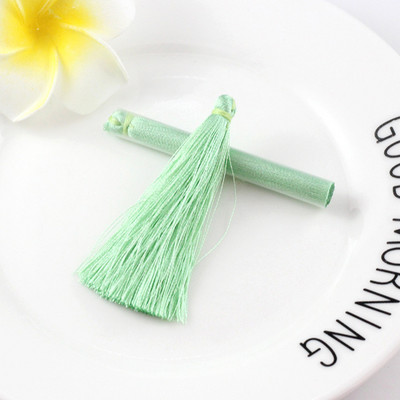 10 db 6,5 cm-es színes selyemszál nagy bojtok rojtok barkácsolás otthoni textil függöny ruházat rojt szegély varrás díszítő kézműves bojt