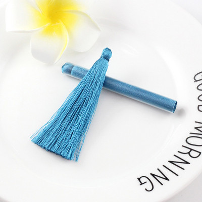 10 db 6,5 cm-es színes selyemszál nagy bojtok rojtok barkácsolás otthoni textil függöny ruházat rojt szegély varrás díszítő kézműves bojt