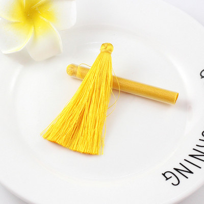 10 db 6,5 cm-es színes selyemszál nagy bojtok rojtok barkácsolás otthoni textil függöny ruházat rojt szegély varrás díszítő kézműves bojt