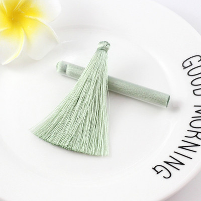 10 db 6,5 cm-es színes selyemszál nagy bojtok rojtok barkácsolás otthoni textil függöny ruházat rojt szegély varrás díszítő kézműves bojt