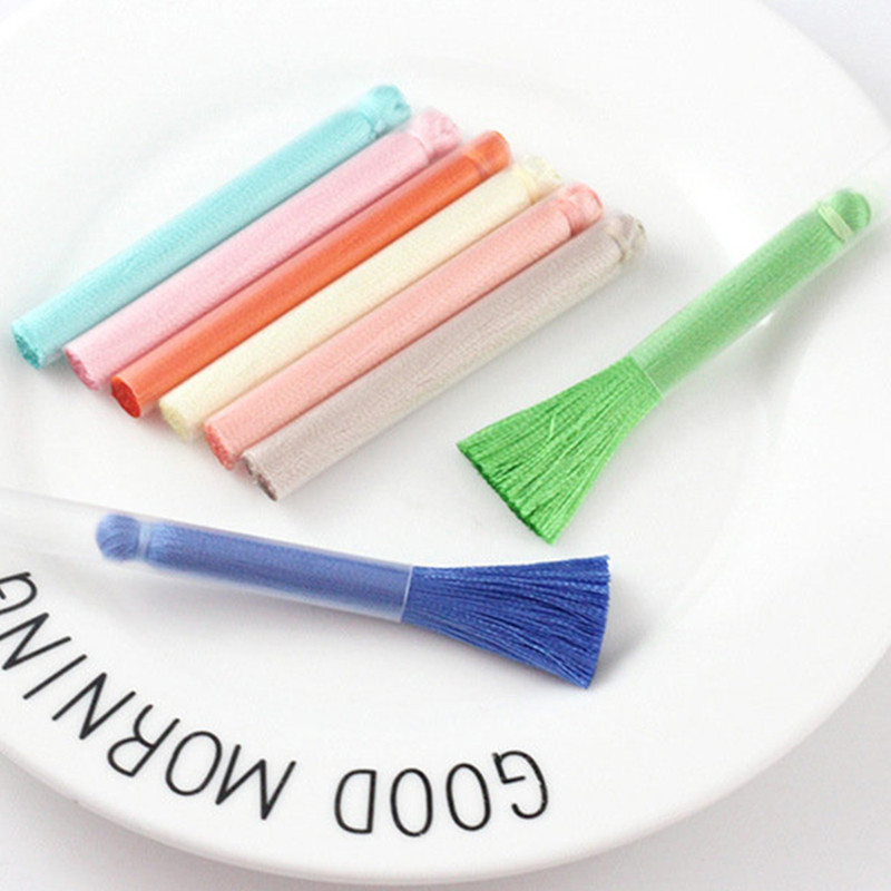 10 db 6,5 cm-es színes selyemszál nagy bojtok rojtok barkácsolás otthoni textil függöny ruházat rojt szegély varrás díszítő kézműves bojt