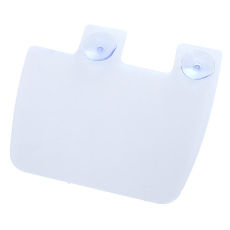 Virtuves organizators Ūdens šļakatu aizsargi ar Sucker Ūdensizturīgi Virtuves piederumi Izlietnes izlietnes PVC atloki baltā krāsā