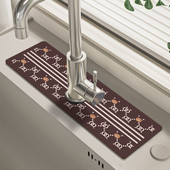 Clasic chiuvetă robinet tampon de scurgere covoraș de masă toaletă diatomee noroi absorbant covoraș anti-alunecare anti-mucegai pentru bucătărie blat de luat masa