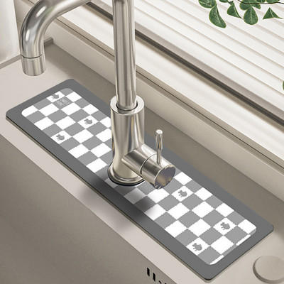 Clasic chiuvetă robinet tampon de scurgere covoraș de masă toaletă diatomee noroi absorbant covoraș anti-alunecare anti-mucegai pentru bucătărie blat de luat masa