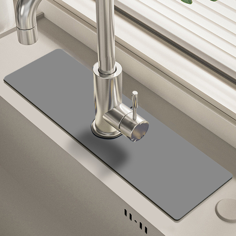 Clasic chiuvetă robinet tampon de scurgere covoraș de masă toaletă diatomee noroi absorbant covoraș anti-alunecare anti-mucegai pentru bucătărie blat de luat masa