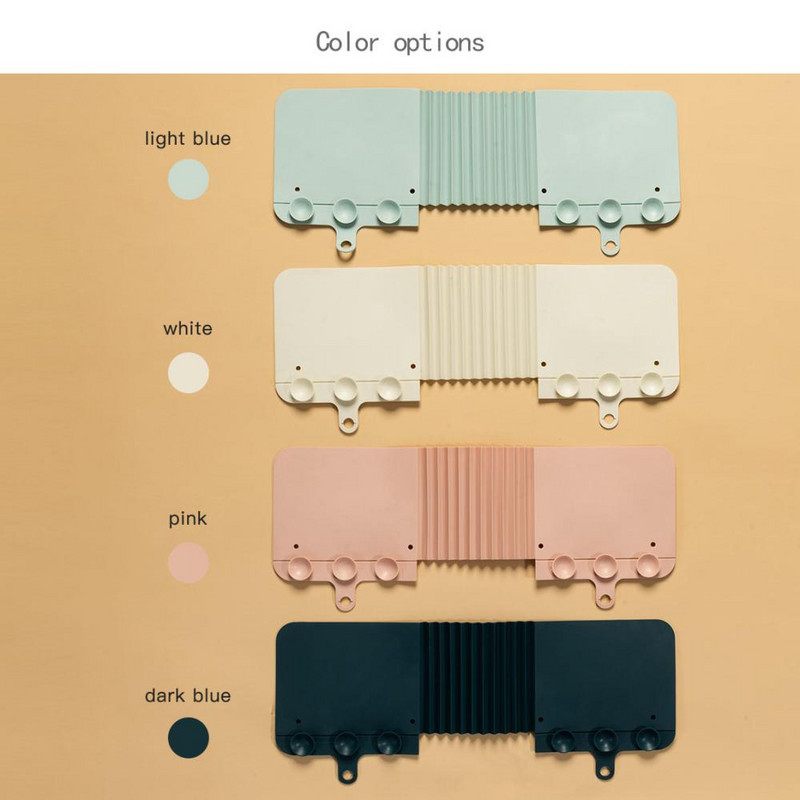 Ūdens deflektora iesūkšanas kauss stūra izvelkamais atloks Creative Sink Splash Water Deflektors baseina saliekams atloks